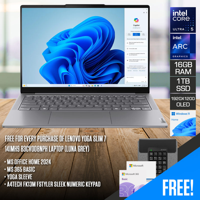 Lenovo Yoga Slim 7 14IMH9 83CV008NPH Laptop (Luna Grey)