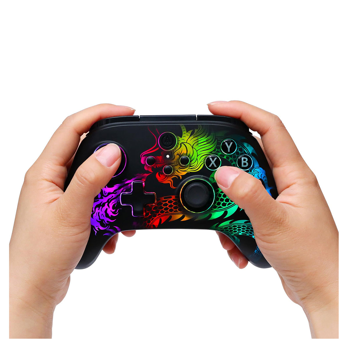PowerA Battle Dragon Advanced Wireless Controller for PC & Cloud Gaming with Lumectra (PCGP0498-01)
