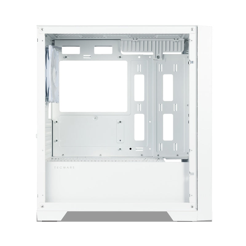 Tecware NEO M2 TG High Airflow Matx Case Tempered Glasse PC Case (White)