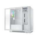 Tecware NEO M2 TG High Airflow Matx Case Tempered Glasse PC Case (White)