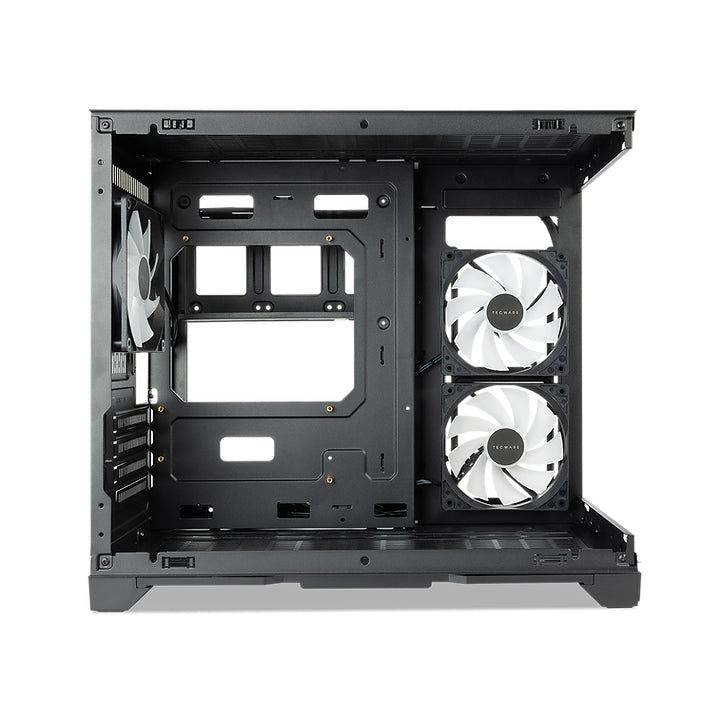 Tecware VX90M MATX Dual Tempered Glass Panoramic PC Case | DataBlitz