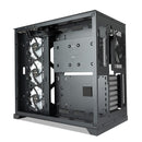 Tecware VXL Evo TG Dual Chamber ATX Case with 4x12cm ARGB Fans (Black) | DataBlitz