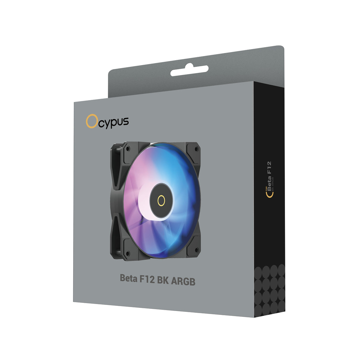 Ocypus Beta F12 ARGB Cooling Fan (Black, White)