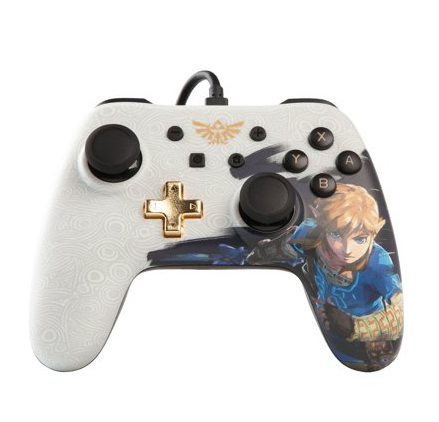 NSW WIRED CONTROLLER THE LEGEND OF ZELDA BREATH OF THE WILD (LINK)