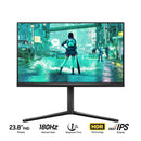 Philips Evnia 24M2N3200A/01 23.8" FHD (1920x1080) 180Hz 1ms GTG Fast IPS Gaming Monitor with Height, Tilt, Swivel & Pivot Adjustment (Charcoal)