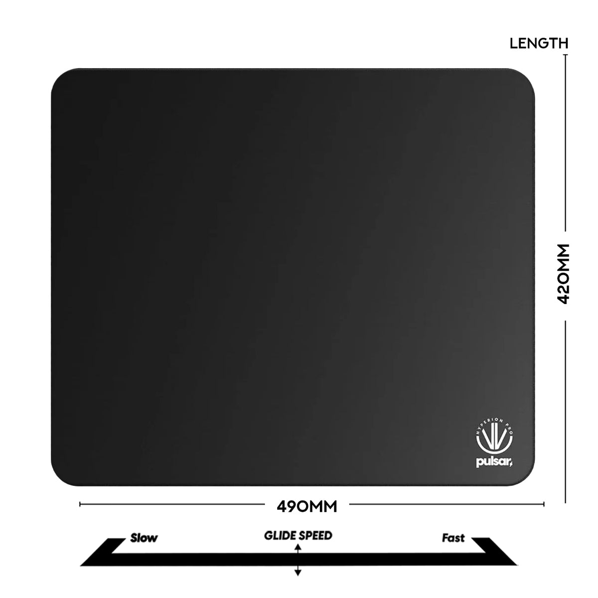 Pulsar Hyperion Pro Premium eSports Mousepad Firm Medium Speed XL