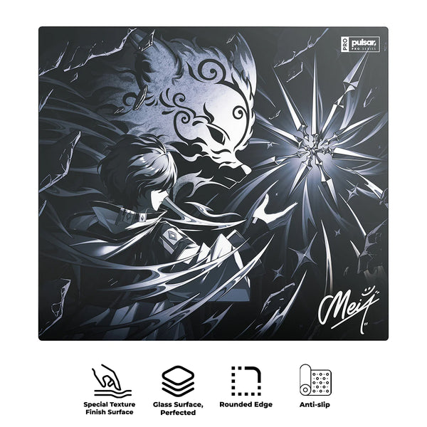 Pulsar Pro Series Meiy Glass Mouse Pad XLE (500x450mm) (SGPXLE3PROMY)