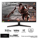 LG 32GN500-B 31.5" Ultra Gear Gaming Monitor