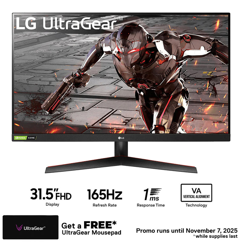 LG 32GN500-B 31.5" Ultra Gear Gaming Monitor