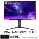 LG 27GR95QE-B 27” Ultragear OLED QHD 240HZ Gaming Monitor