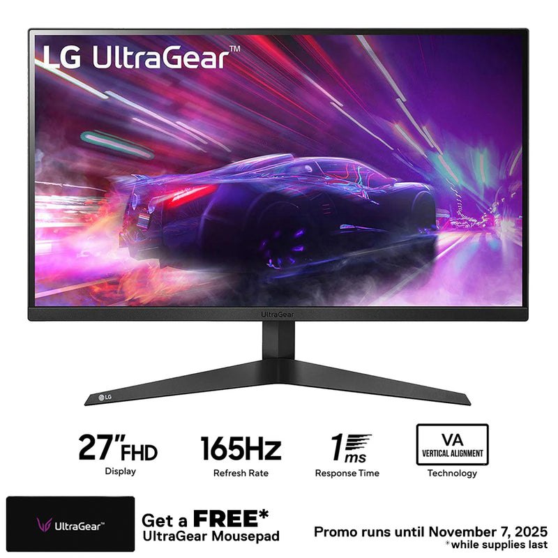 LG 27GQ50F-B 27” UltraGear FHD Gaming Monitor