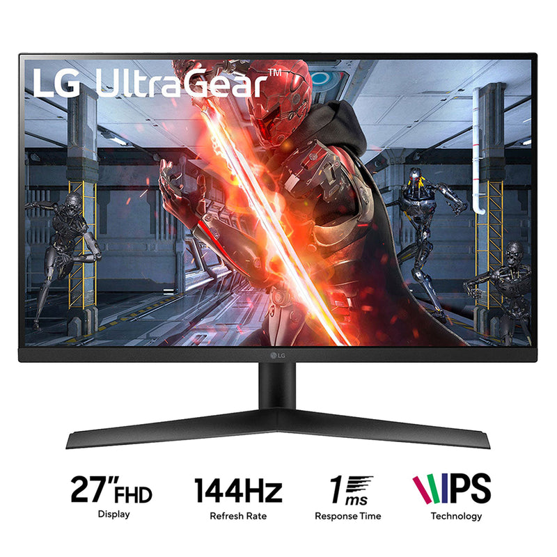 LG 27GN60R-B 27" UltraGear FHD IPS 1MS Gaming Monitor With NVIDIA G-Sync Compatible