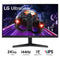 LG 24GN60R-B 24'' Ultragear FHD IPS 1MS 144HZ HDR Monitor With Freesync