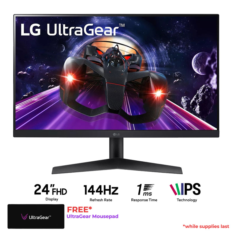 LG 27-inch UltraGear™ Gaming Monitor 27GN60R-B 27 Inch FHD IPS 1ms 144Hz  sRGB 3-Year Warranty