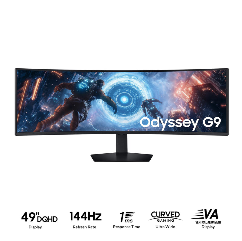 Samsung Odyssey G9 LS49FG912EEXXP 49" DQHD (5120x1440) 144Hz 1ms (GTG) VA Freesync HDR10+ Gaming Monitor