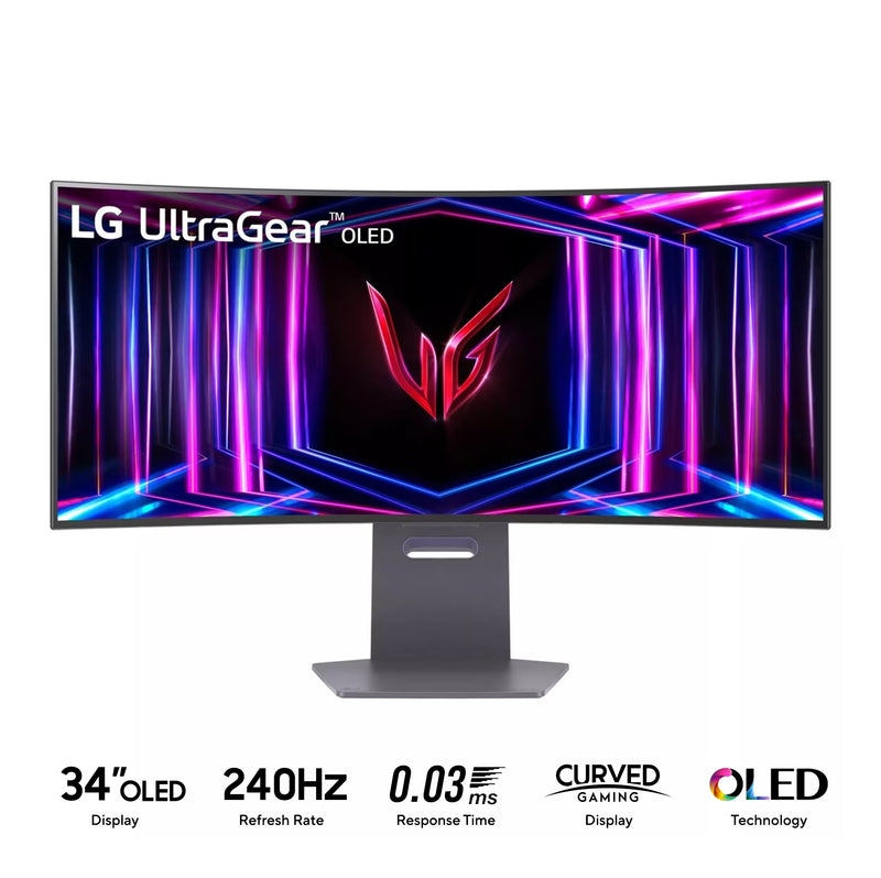 LG UltraGear 34GS95QE-B OLED 34" WQHD (3440x1440) 240Hz 0.03ms 800R Curved Gaming Monitor