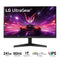 LG 24GS60F-B 24" Ultragear FHD (1920x1080) HDR 180Hz 1ms GTG IPS Freesync G-Sync Compatible Gaming Monitor