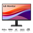 LG 22U401A-B 21.5" FHD (1920x1080) 100Hz 5ms GTG VA Monitor with Tilt Adjustment