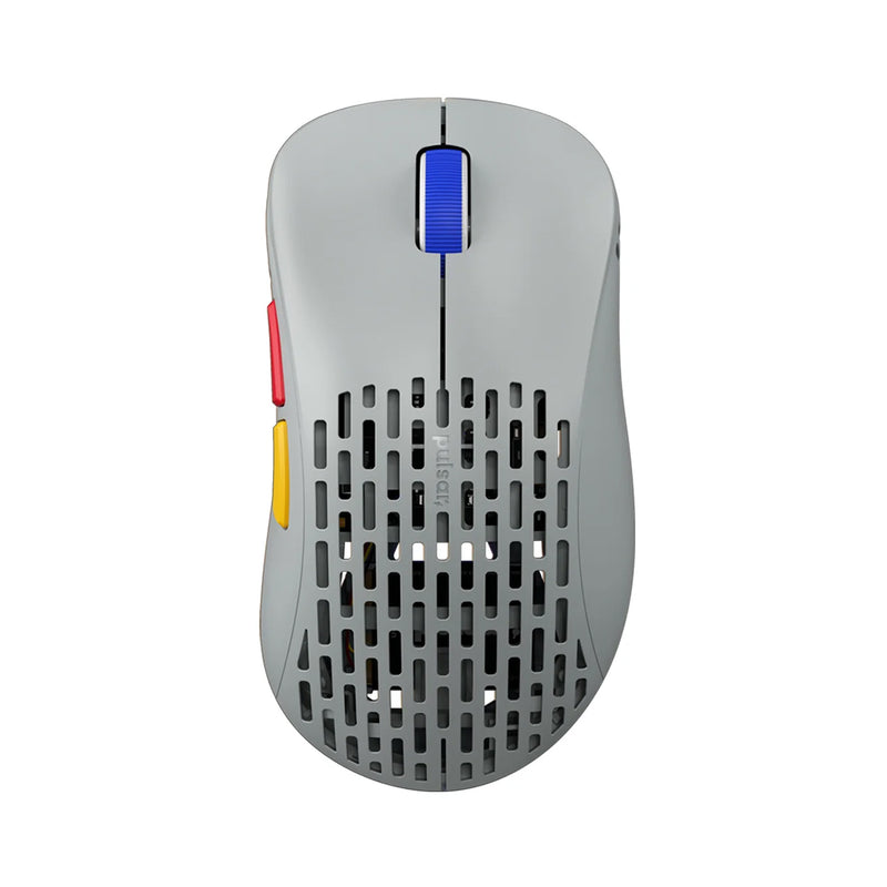 Pulsar Xlite V2 Retro Edition Ultralight Ergonomic Lag Free Wireless Gaming Mouse (Gray) (PXW28)