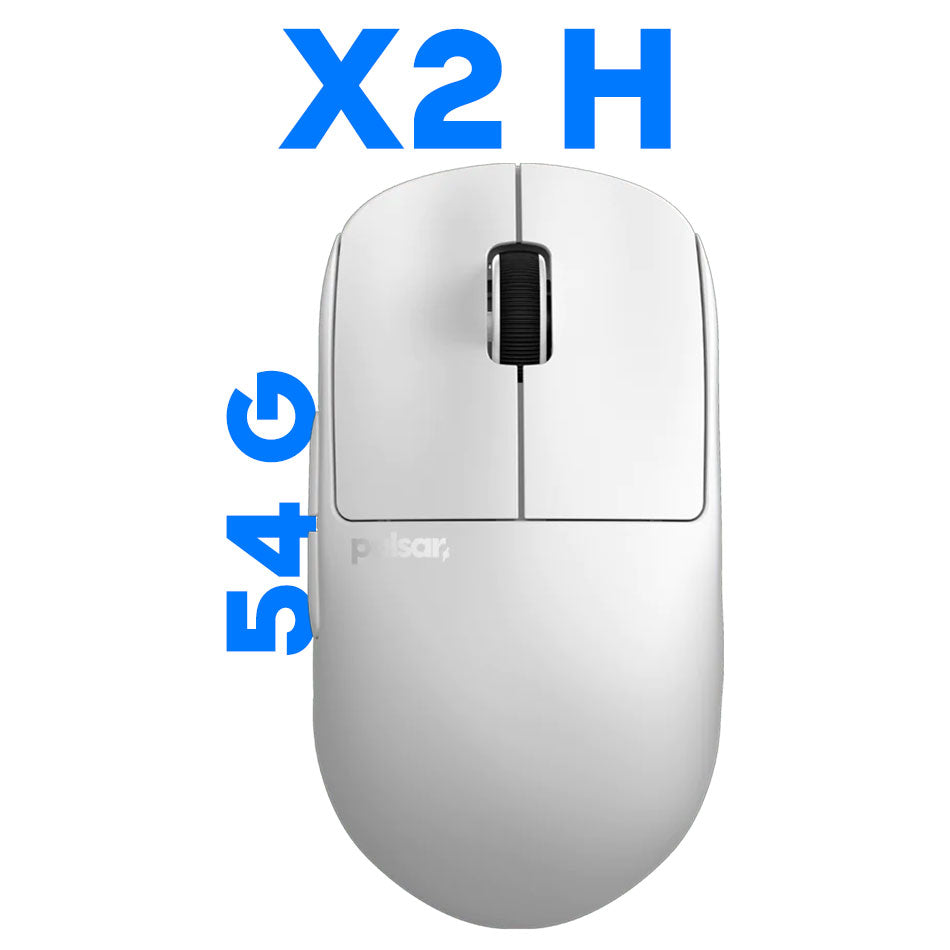 Pulsar X2 H Ultralight Wireless Symmetrical Esports Mouse Size 2 (White) (PX2H22)