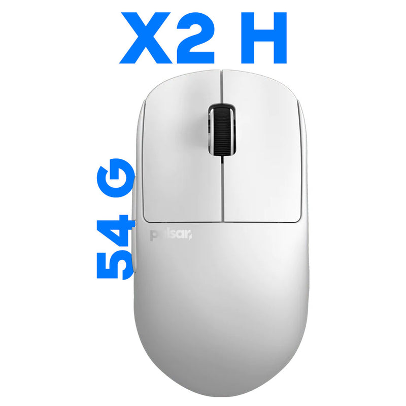 Pulsar X2 H Ultralight Wireless Symmetrical Esports Mouse Size 2 (White) (PX2H22)