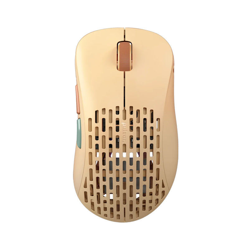 Pulsar Xlite V2 Mini Retro Edition Ultralight Ergonomic Lag Free Wireless Gaming Mouse (Brown) (PXW29S)