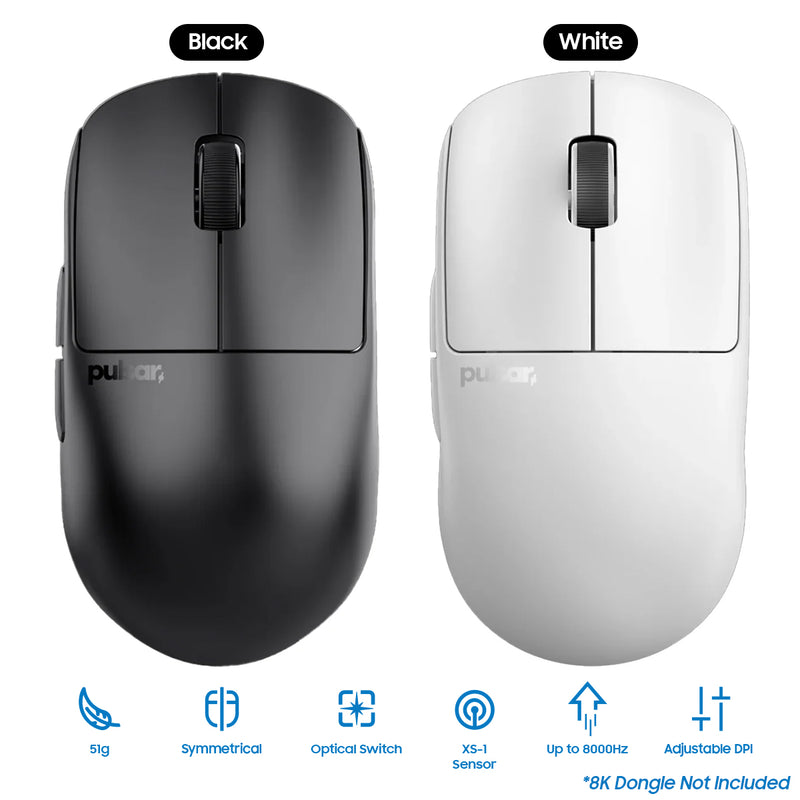 Pulsar X2H V3 Ultralight Weight eSports Gaming Mouse Size 1 - DataBlitz