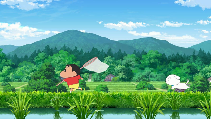 Crayon Shin Chan Ora To Hakase No Natsuyasumi & Shiro of Coal Town 2 in 1 Pack