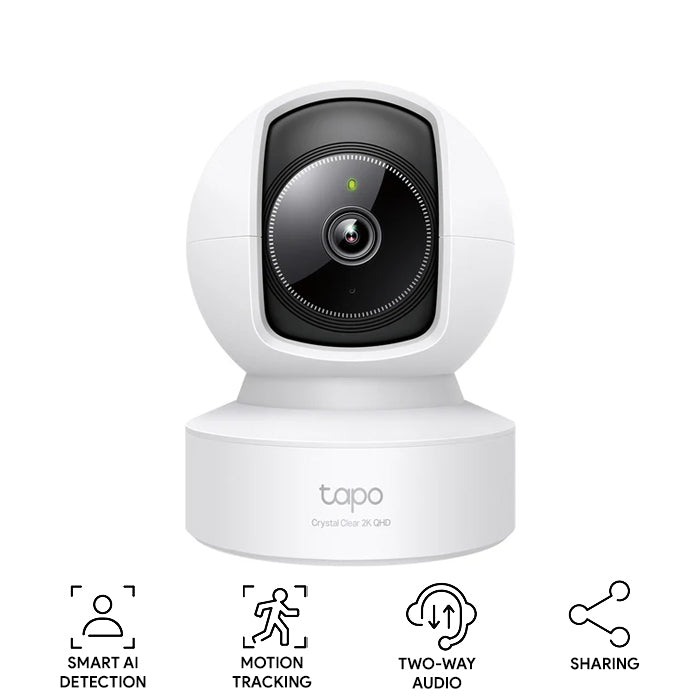 TP-Link Tapo C222 2K QHD Pan/Tilt AI Home Security Wi-Fi Camera