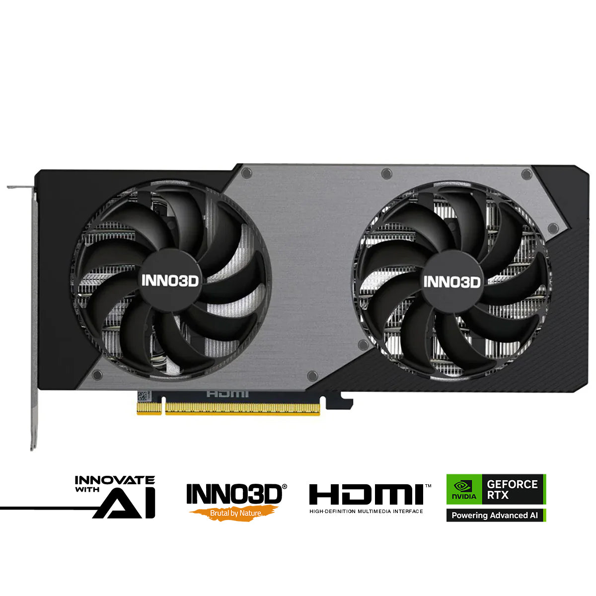 INNO3D GeForce RTX 5070 Twin X2 12GB GDDR7 Graphics Card (N50702-12D7-195064N)