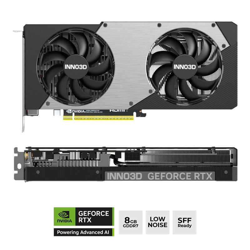 INNO3D GeForce RTX 5060 Twin X2 OC 8GB GDDR7 Graphics Card