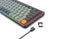 Redragon Azure 75% Low-Profile RGB Wireless Mechanical Keyboard (Grey)