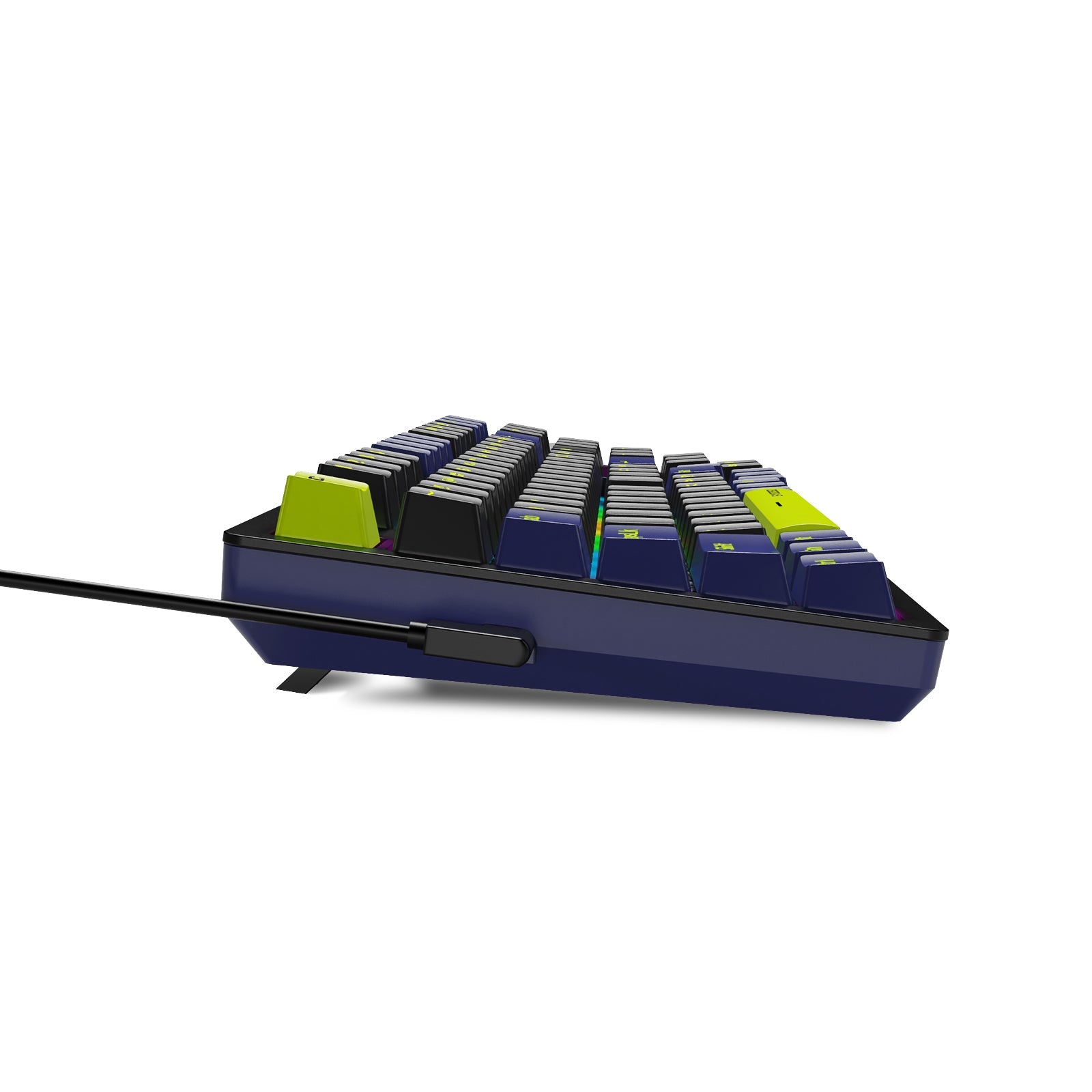 E-Yooso Z-94 Rainbow Light 94-Keys Hot-Swappable Wired Mechanical Keyboard