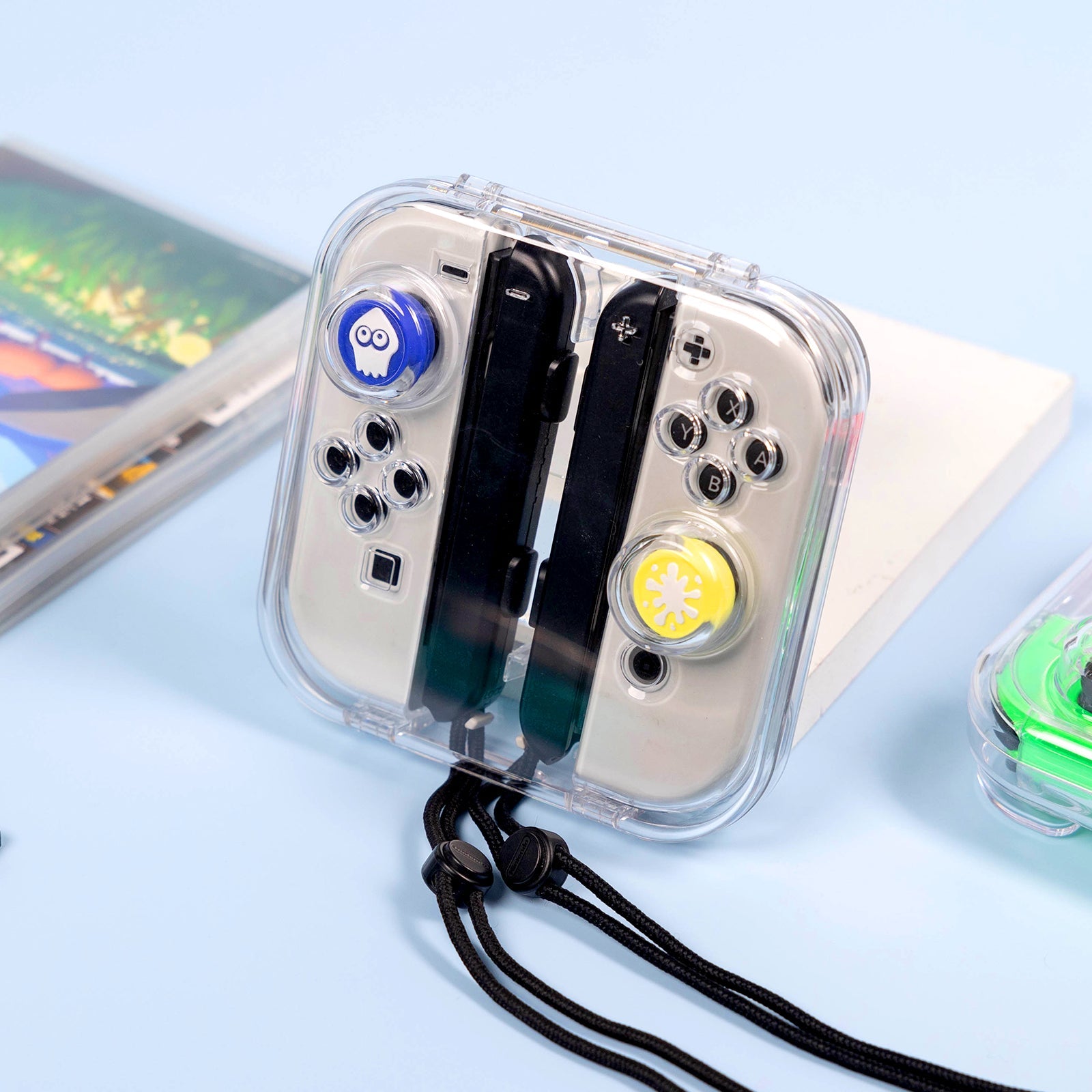 IINE Transparent Storage Case for Switch Joy-Con Controller Left & Right (L992)