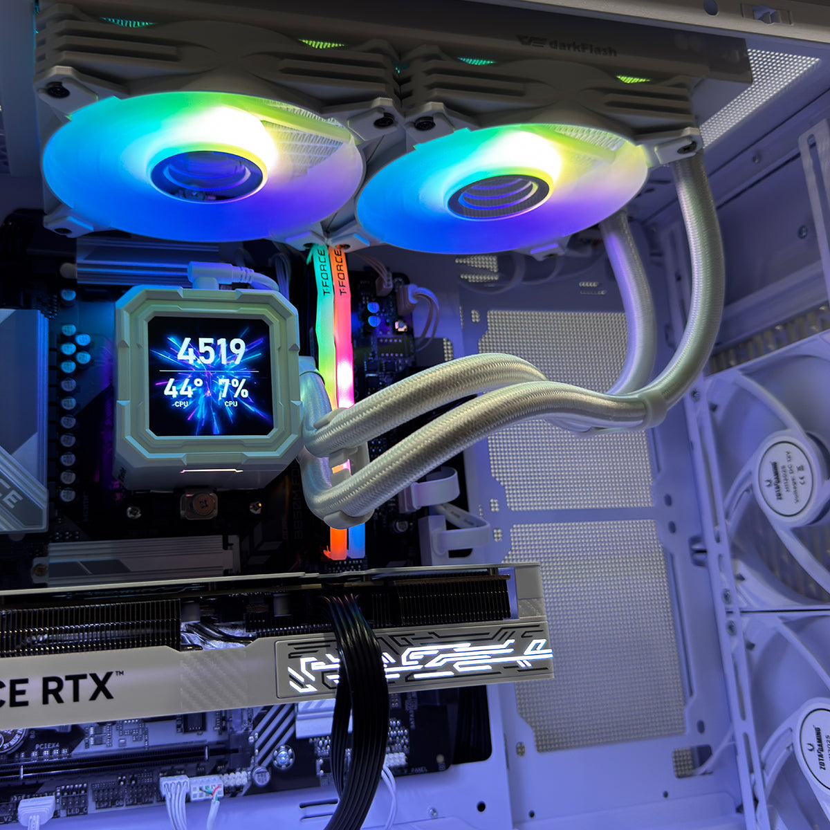 Optima Silver Alloy White Desktop Gaming PC