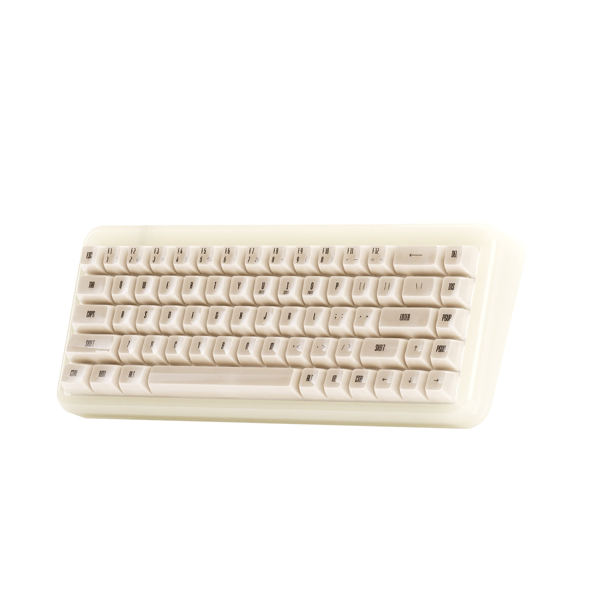 Akko YU01 Antique Jade Resin Case Multi-Mode RGB Hot-Swappable Mechanical Keyboard (Akko V3 Piano Pro Switch Special Version)