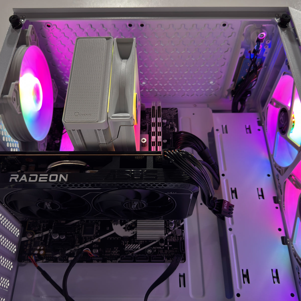 Alpha Hermes White Desktop Gaming PC