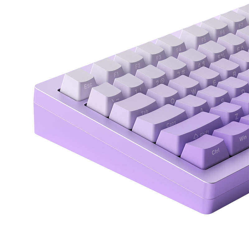 Monsgeek M1W V3 HE-SP Aluminum Case Multi-Mode RGB Mechanical Keyboard (Lilac Purple) (Akko Cream Yellow Magnetic Switch)