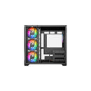 XYZ Tesseract X 50 ATX PC Case with 6 Pre-Installed 120mm ARGB Fans 