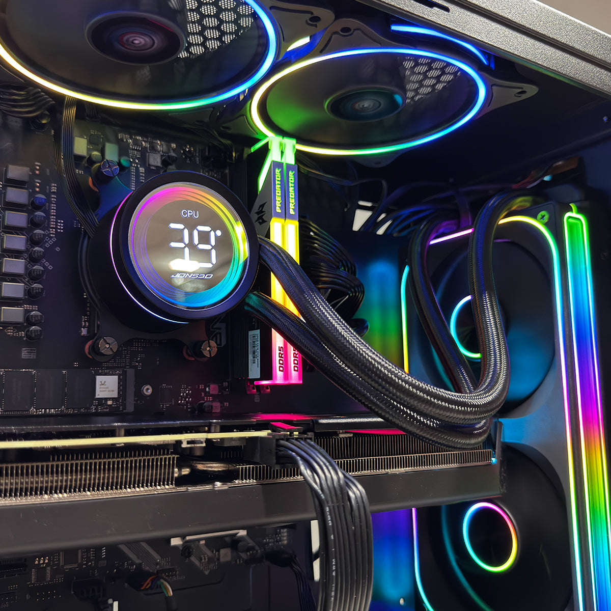 Sophos Klaw Black Desktop Gaming PC