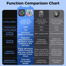 IINE Chill Meow Magnetic RGB Cooling Fan (Black, Silver)