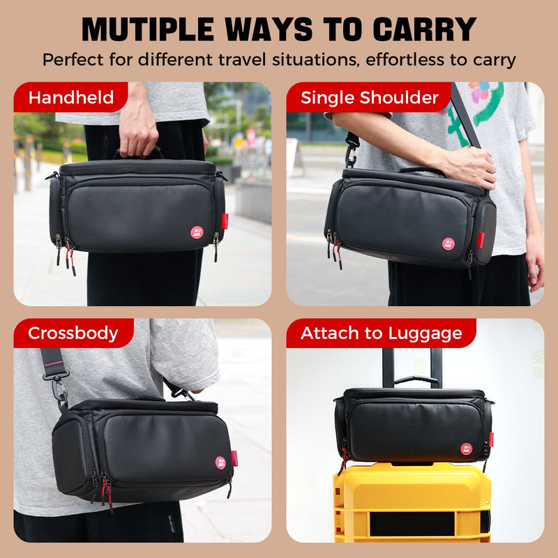 IINE Carrying Storage Bag for Nintendo Switch 2 (Black) (L1122)