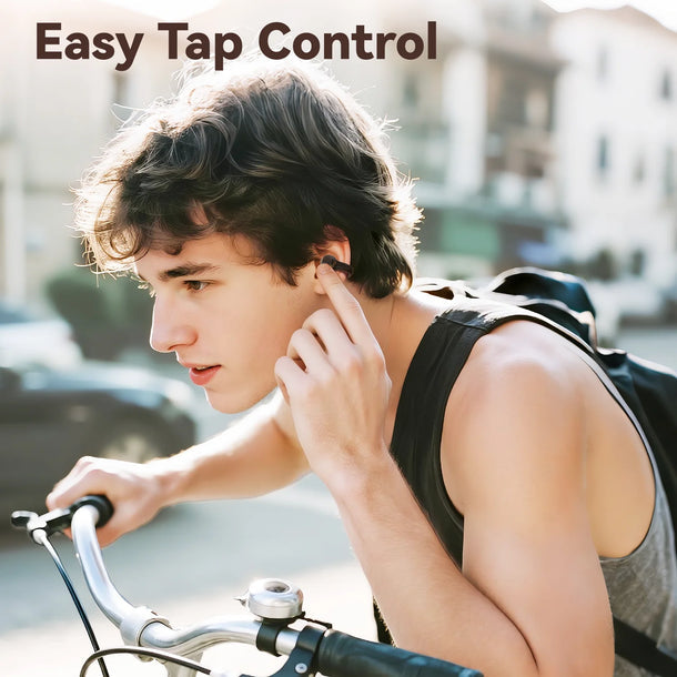 Weofly ClipFits Clip-on Earbuds (Black) (WFCF881BL)