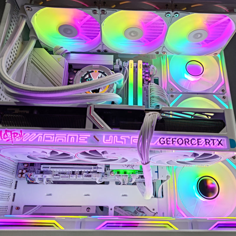 Optima TK-2 White Desktop Gaming PC | AMD 7 9700 X | 32GB RAM | 1TB SSD | RTX 5070 Ti OC  | Windows 11 Pro