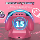 IINE Artemis Leopard Sparkle Wireless Controller with Charging Dock