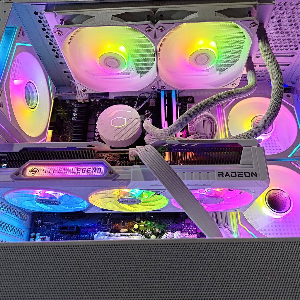 Sigma Elite 490 White Desktop Gaming PC | Intel i5 14400 | 32GB RAM ...
