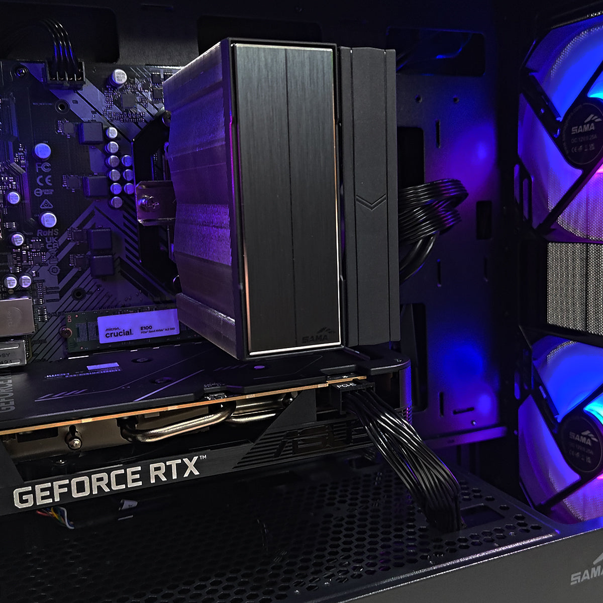 Sigma S30 Black Desktop Gaming PC | AMD Ryzen 5 7500F | 16GB RAM | 1TB SSD | RTX 5050 | Windows 11 Pro