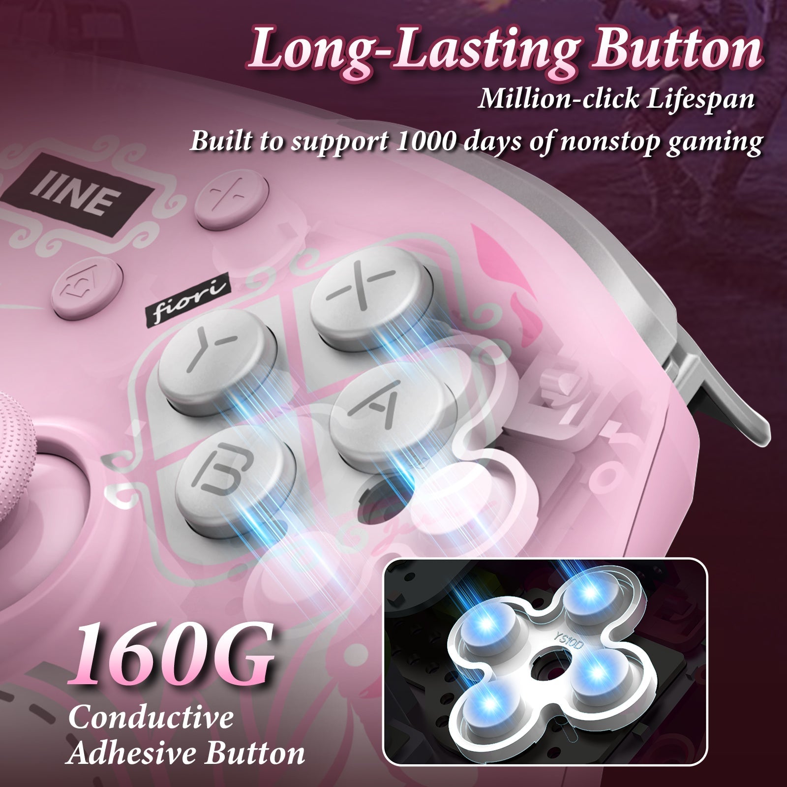 IINE Aphrodites Bloom Wireless Controller with Charging Dock