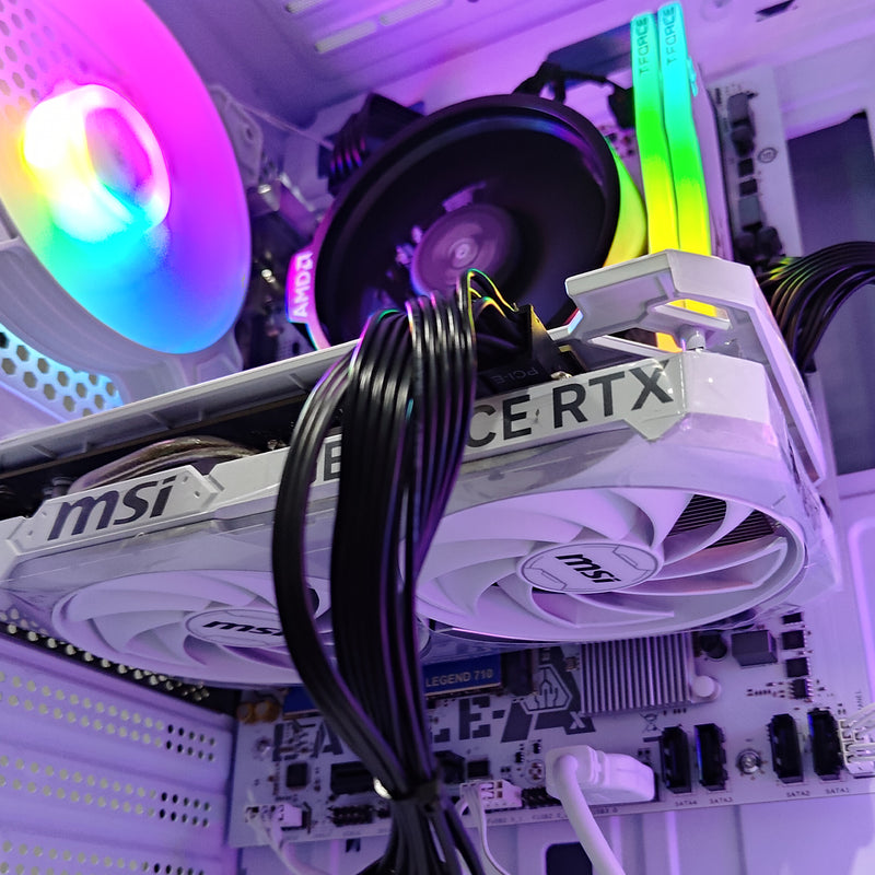 Alpha Vesta White Gaming PC RYZEN 5 5500 | 16GB RAM |  512GB SSD | RTX 4060 | Windows 11 Pro