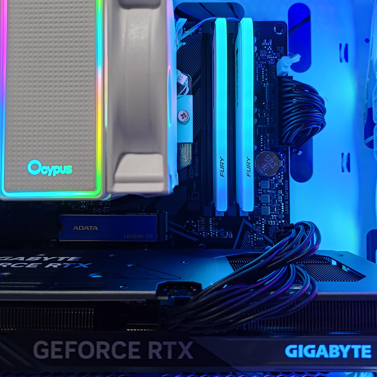 Alpha Ruby White Desktop Gaming PC
